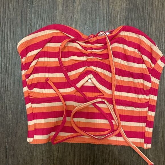 L Space Paloma Striped Crop Top - Picture 3 of 6